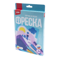 Пз/ф-020 Фреска. Картина из песка Корабль купить оптом и в розницу на базе игрушек